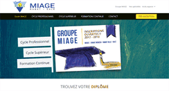 Desktop Screenshot of miage.ma